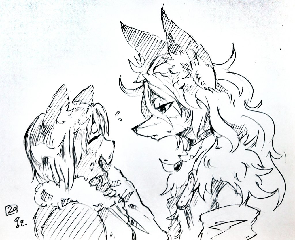 お口、ちゃんと拭きな 
