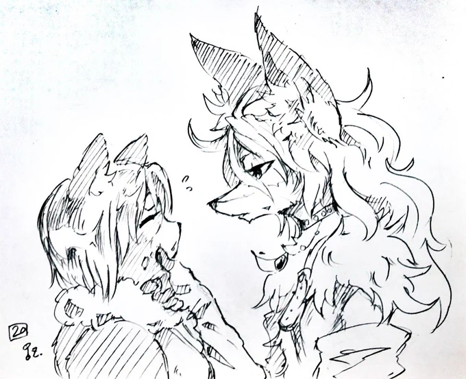 お口、ちゃんと拭きな 