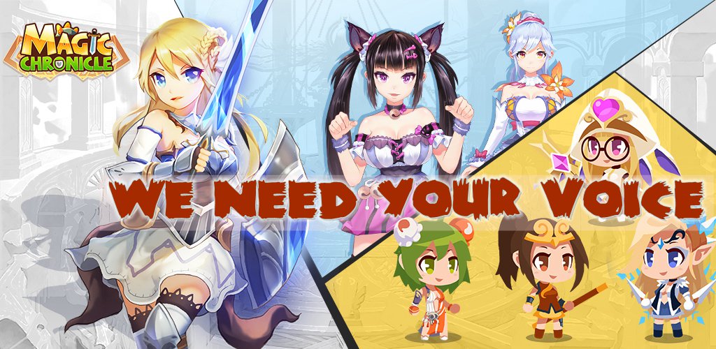 MagicChronicle_'s tweet photo. We need to hear your voice! #MagicChronicle #BraveFantasyOL https://t.co/fTvl06Z5dp