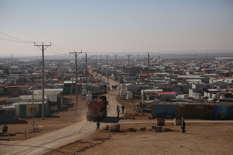 Za'atari and Azraq Refugee Camps tweet media