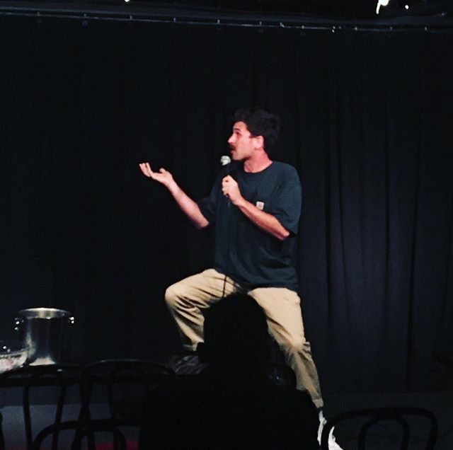 BedtimeStoryx's tweet photo. My teeth are drunk. @aaronwadepatrick @thecomedystore #standupcomedy #storytelling #losangeles https://t.co/zLr4vXgTen https://t.co/zpYfMFM18x