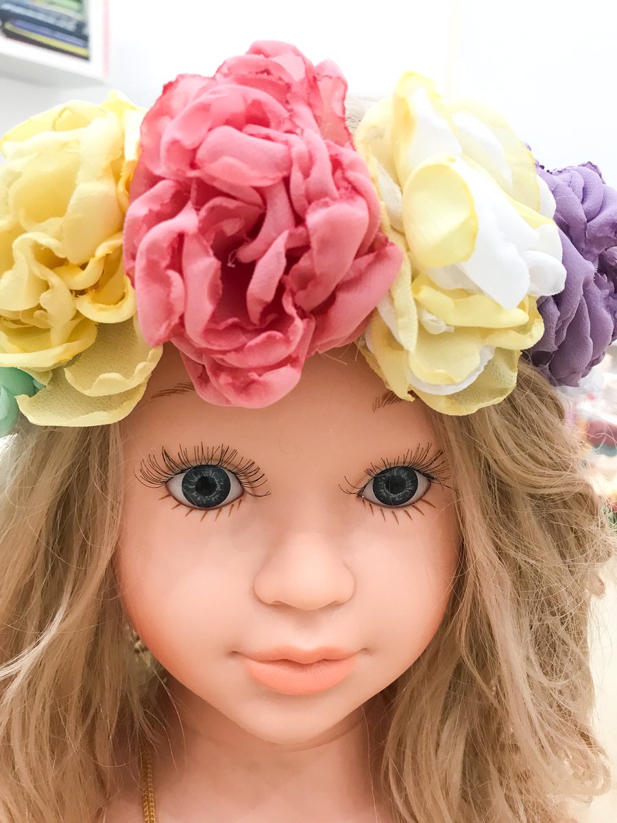 beegiftstudio's tweet photo. Just finish the #Floral #Summer #Crown #washable #nonwire #premiebaby #tots #bigpeople too! https://t.co/3zeWWVIqf8