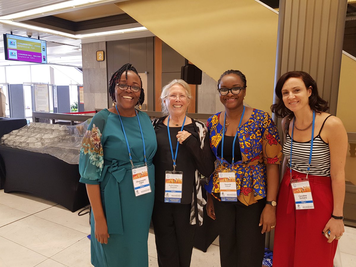 Yewyoshodi's tweet photo. Pic taken after my talk on our autism program run in CAND-Do of CMUL. The talk clearly generated lots of interest. I'm here with Phyllis Cohen from Yale and we have an exciting collaborative Autism research uploading. #IACAPAP18 https://t.co/eH0xsdyFMn