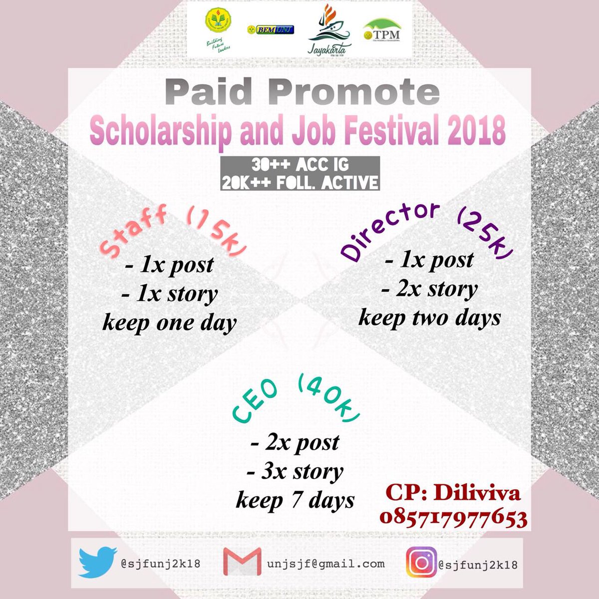 SJFUNJ2k18's tweet photo. Your onlineshop will be promoted on 30+ account IG and 20k++ followers active. So, lets join us to grow up your bussiness!✨ https://t.co/w5DTAysv66