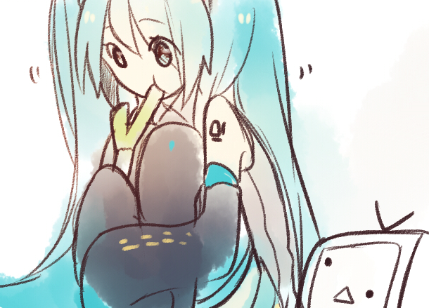 初音ミク 「#ネギを持ったミクさんを見たい does these count 」|hikus☂のイラスト