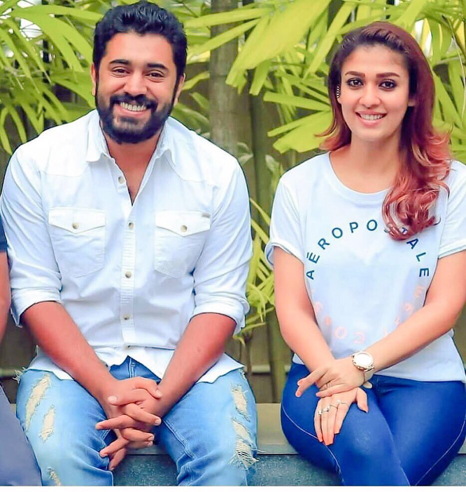 LMKMovieManiac's tweet photo. What a bright, good looking pair๐
#Nayanthara - @NivinOfficial #loveactiondrama https://t.co/PtNDyiM9ms