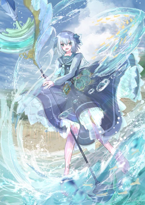 「splash」#イラスト完成 