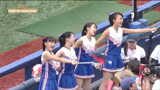 画像 甲子園 慶応高校のチアの女の子がかわいいと話題に まとめダネ