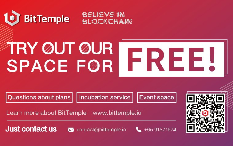 bit_temple's tweet photo. TRY OUR SPACE FOR FREE!!!
BitTemple is a Blockchain Hub that is dedicated to incubating high-quality blockchain projects globally.
📍Address:5F, Republic Plaza 9 Raffles Place, Singapore 048619
#blockchain #bittemple #coworkingspace #blockchainprojects #Singapore https://t.co/mdTxwWbyln