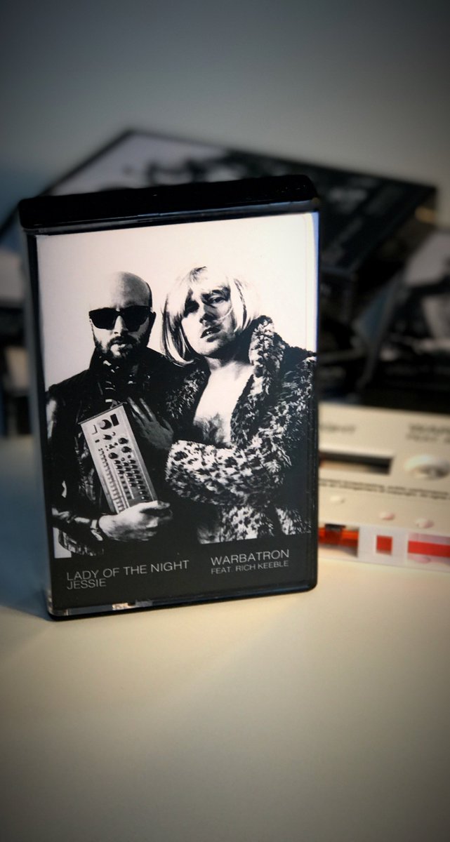 RichKeeble's tweet photo. Very excited to announce the release of my #electropop single with #Warbatron today - Lady of the Night / Jessie! Please check it out on #Spotify https://t.co/UswYKYSENt or limited edition #cassettes (you heard me) are available from #Bandcamp https://t.co/QOkDn1cO2j π Thanks! https://t.co/hekjvdoa9e
