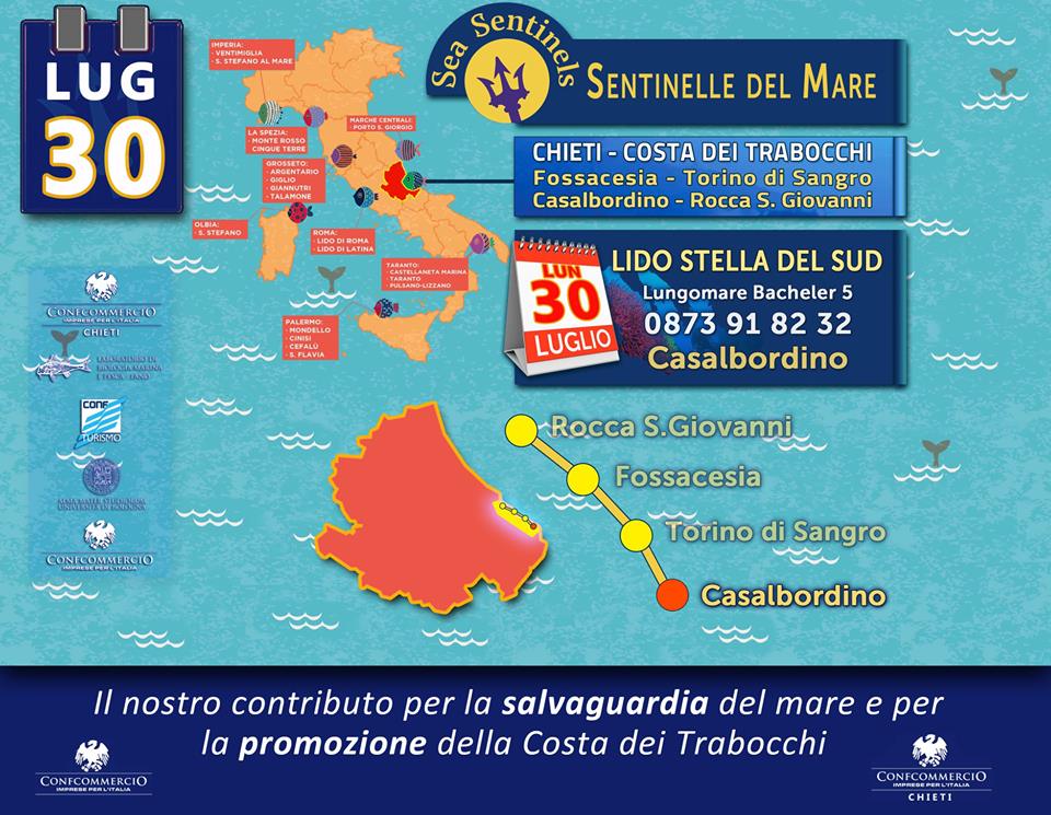 ConfcommercioCh's tweet photo. Oggi #30luglio 
Le #sentinelledelmare al Lido Stella del Sud, Casalbordino.
Il nostro contributo per la salvaguardia del mare e per la prmozione della #costadeitrabocchi #Turismo @ConfcommercioCh #summertime https://t.co/bDWpWd4QB9