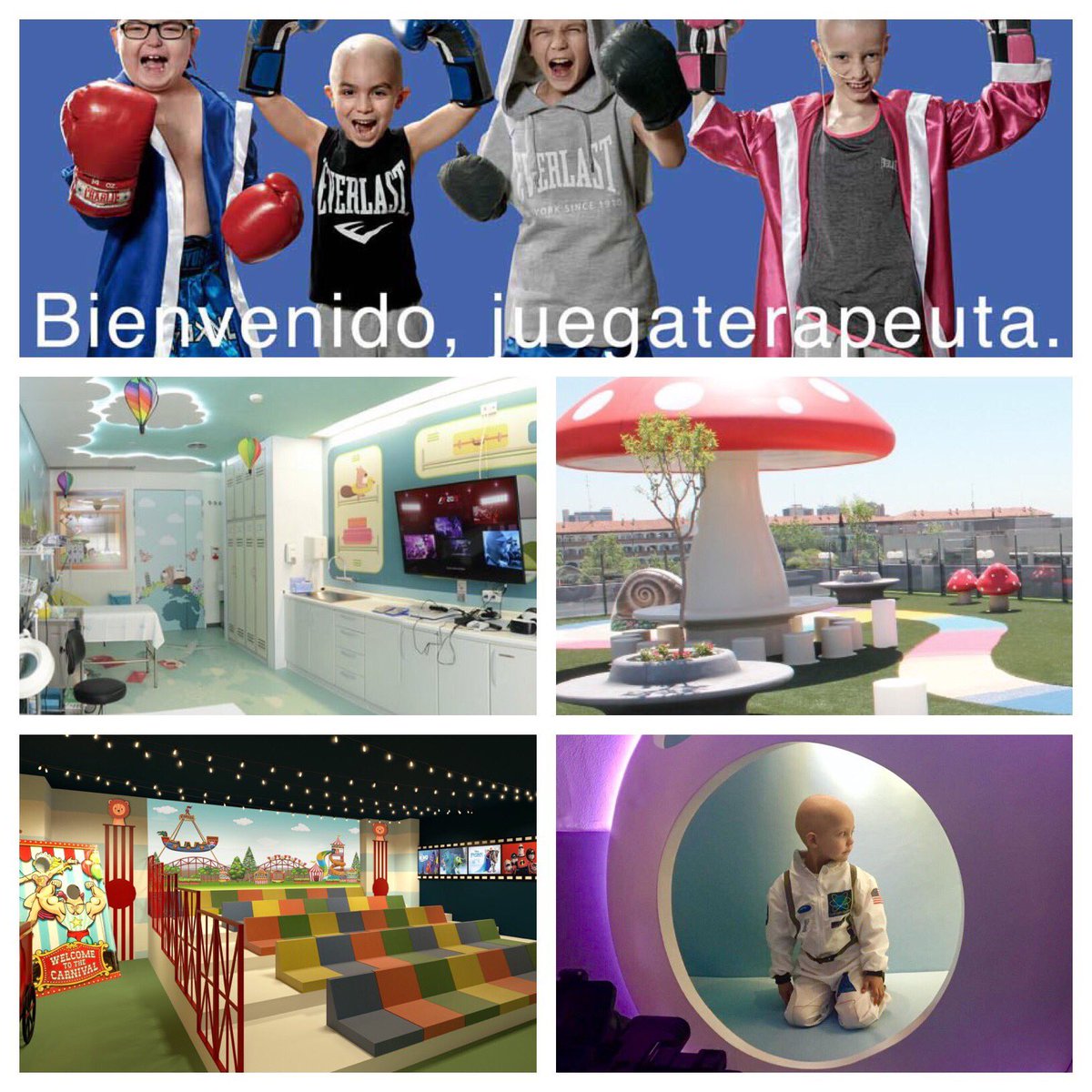 juegaterapia's tweet photo. ¿Queréis empezar el verano uniéndoos a la gran familia juegaterapeuta? 💙 #ElJardinDeMiHospi #UnidadDelColor #EnElHospiEstoyDeCine #EstacionLunarJT
Hazte socio - https://t.co/qqzcrIvefc
Haz un donativo - https://t.co/u5x9LtoBD1 https://t.co/5gHRHJrDPP