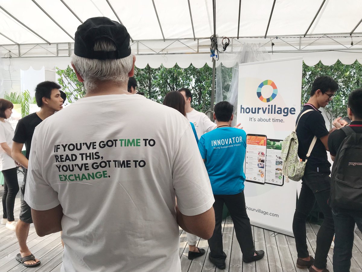 timetech_org's tweet photo. Magnificent time at @YSIglobal’s showcase yesterday. Debra did a pitch for @TheHourvillage , and here’s Ash debuting our new tees! https://t.co/QYsZXartny