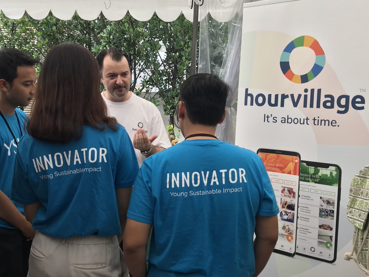 timetech_org's tweet photo. We also got to speak with so many spirited and passionate entrepreneurs and students. Can’t wait to see you guys onboard @TheHourvillage when it launches in October! #YSIglobal https://t.co/cHGqTEeFbh