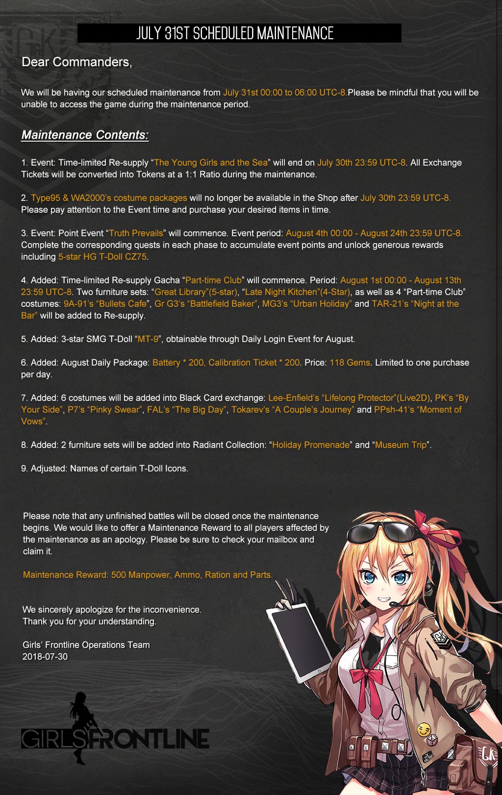 Girls' Frontline-EN Official on Twitter: