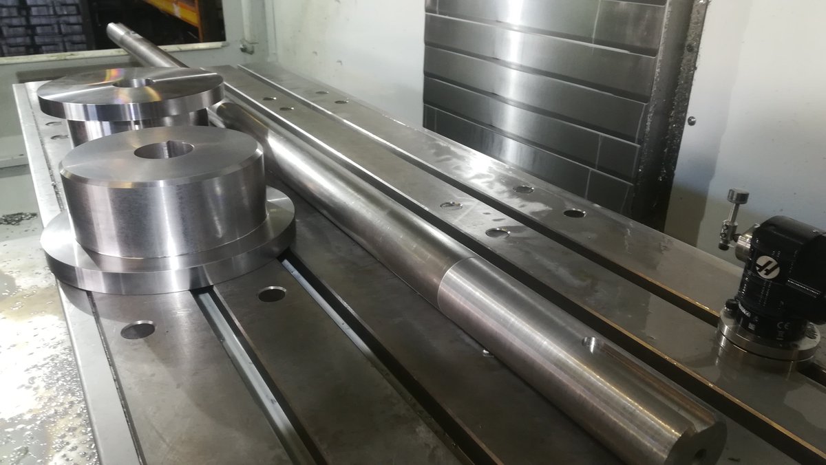 Two #wheels and a shaft turned around in less than two days from receipt of material to collection. 
All items turned and keyways for shaft milled #inhouse. 
#Fastturnaround #HappyMonday