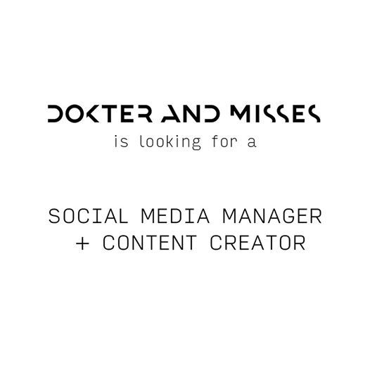 Wanna work at DAM? Now's your chance! 

MARKETING/SOCIAL MEDIA MANAGER + CONTENT CREATOR
***Joburg based***

Job specs - buff.ly/2mR4nzm

Email your CV and portfolio to helanzi@dokterandmisses.com - subject: Application: Marketing Manager