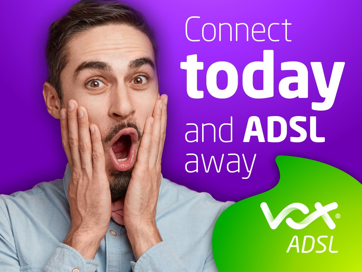 VoxTelecom's tweet photo. Don't let anyone come between you and your dreams today, especially if those dreams are internet related. With prices starting from R79 per month, get connected: https://t.co/aBDZA0zAb7 #Vox #VoxADSL #VoxConnect https://t.co/8n3oOzSe9V