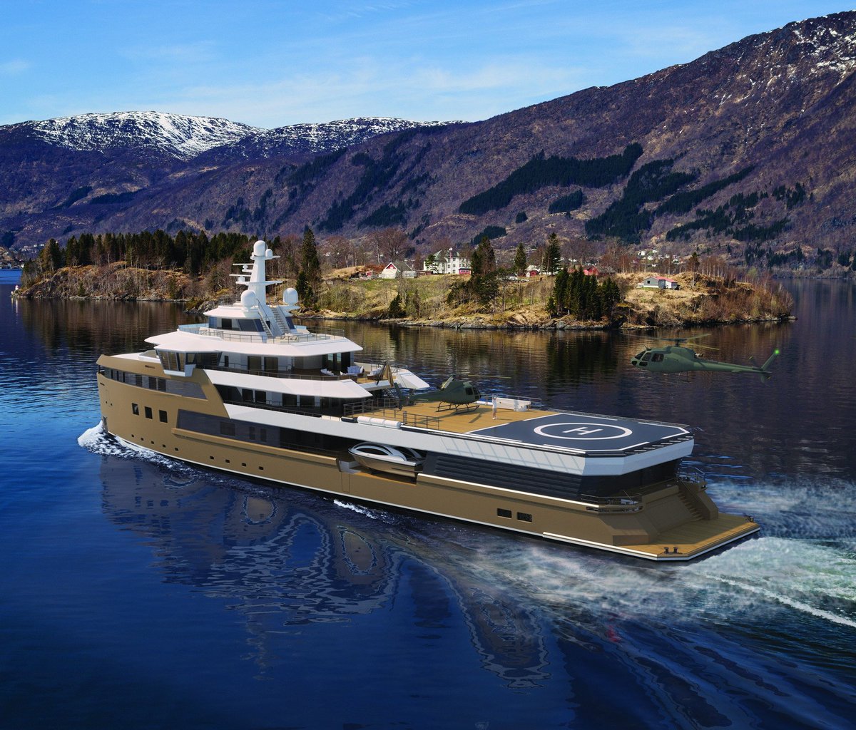 damen's tweet photo. DAMEN lays keel for 77-metre DAMEN SeaXplorer expedition yacht https://t.co/90SNgVareK https://t.co/Enbh2s8Ev0