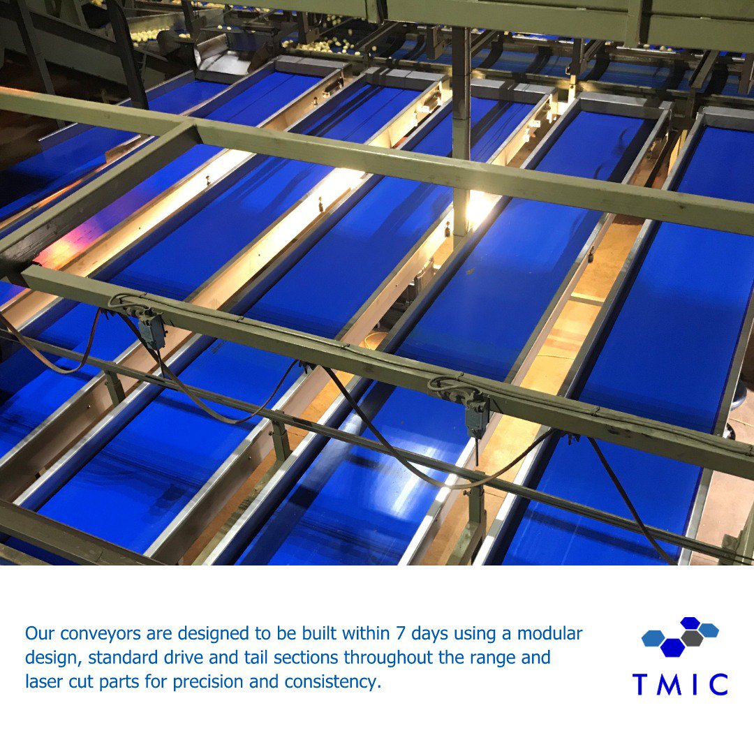 StephenTMICLtd's tweet photo. @TmicLtd offer a full range of modular conveyors, which can be built, delivered and installed quickly #machinery #conveyors #buybritish https://t.co/Hc88oZzPGQ