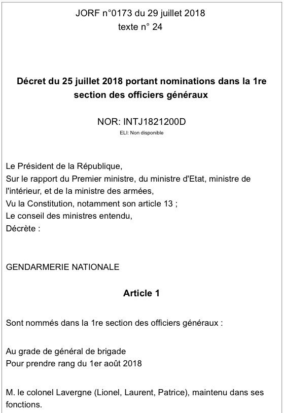 Ines Chahbi Bouillon on Twitter "La promotion qui tombe à pic ! 😏 Le colonel Lavergne, chef du