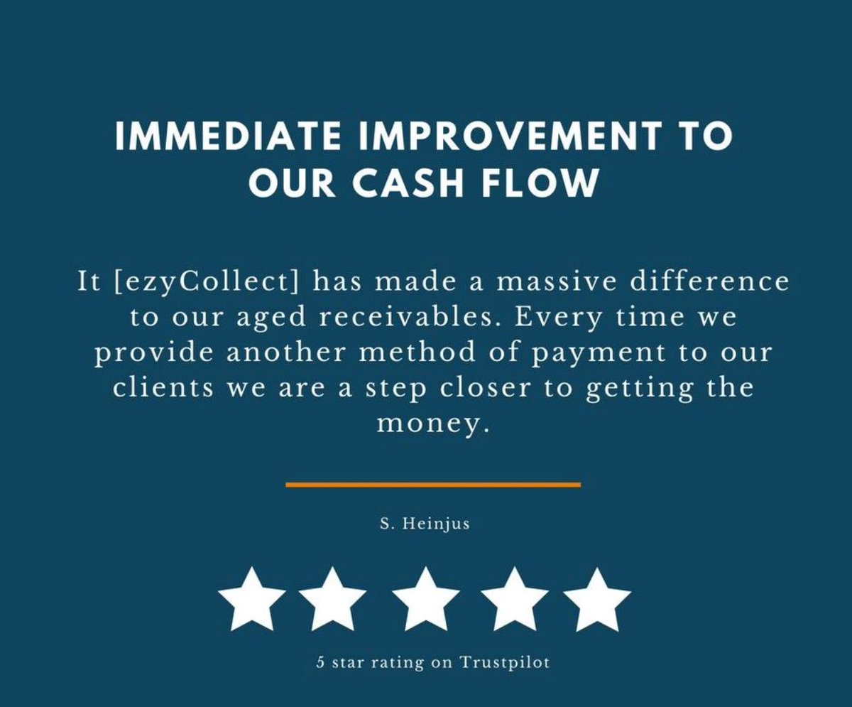 micaJaney's tweet photo. #HappyCustomer at @ezyCollect helping business #SimplyGetPaidFaster #ezycollect #myobaddon #xeroaddon https://t.co/2QJcQCG1sq