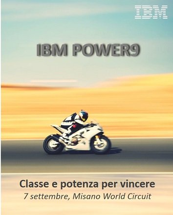 albedo_85's tweet photo. Ti aspettiamo per una sessione di business sulle novità #POWER9 presso il Misano World Circuit. Potrai inoltre assistere alle prove del GP e visitare il paddock accanto ai grandi Campioni della MotoGP. 

Registrati https://t.co/MTIQ41DKGg
#IBMSystems #IBM https://t.co/CocL6IGuh6