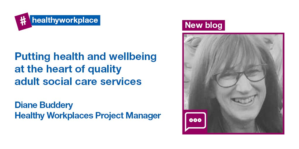 This month we want to help you keep a happy and healthy workforce. Our project manager, Diane Buddery, explains why this is vital to providing a high quality service skillsforcare.org.uk/happyworkplace #happyworkplace