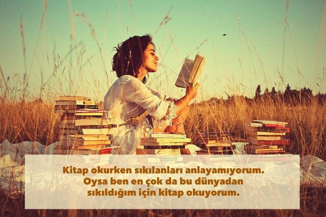 “Kitap okurken sıkılanları anlayamıyorum. Oysa ben en çok da bu dünyadan sıkıldığım için kitap okuyorum.”
Kitaplarla dolu, musmutlu haftalar dileriz 💕
#kitap #book #instakitap #instabook