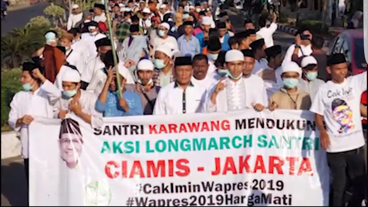 Hari ini Lebih 3.000-an santri yg melakukan Long March dari Ciamis ke Jkt sudah sampai di Jkt utk <a href="/cakimiNOW/">A Muhaimin Iskandar</a> #Cawapres2019

#LongMarchSantriUntukCakImin 
#JOIN2019
#CakIminUntukIndonesia
#CakiminCawapresHargaMati 
#JOINKaltim

<a href="/jokowi/">Joko Widodo</a>
<a href="/jazilulfawaid/">jazi</a>
<a href="/DPP_PKB/">DPP PKB</a>
<a href="/PKB_KalTim/">PKB KalTim Lahir Batin</a>