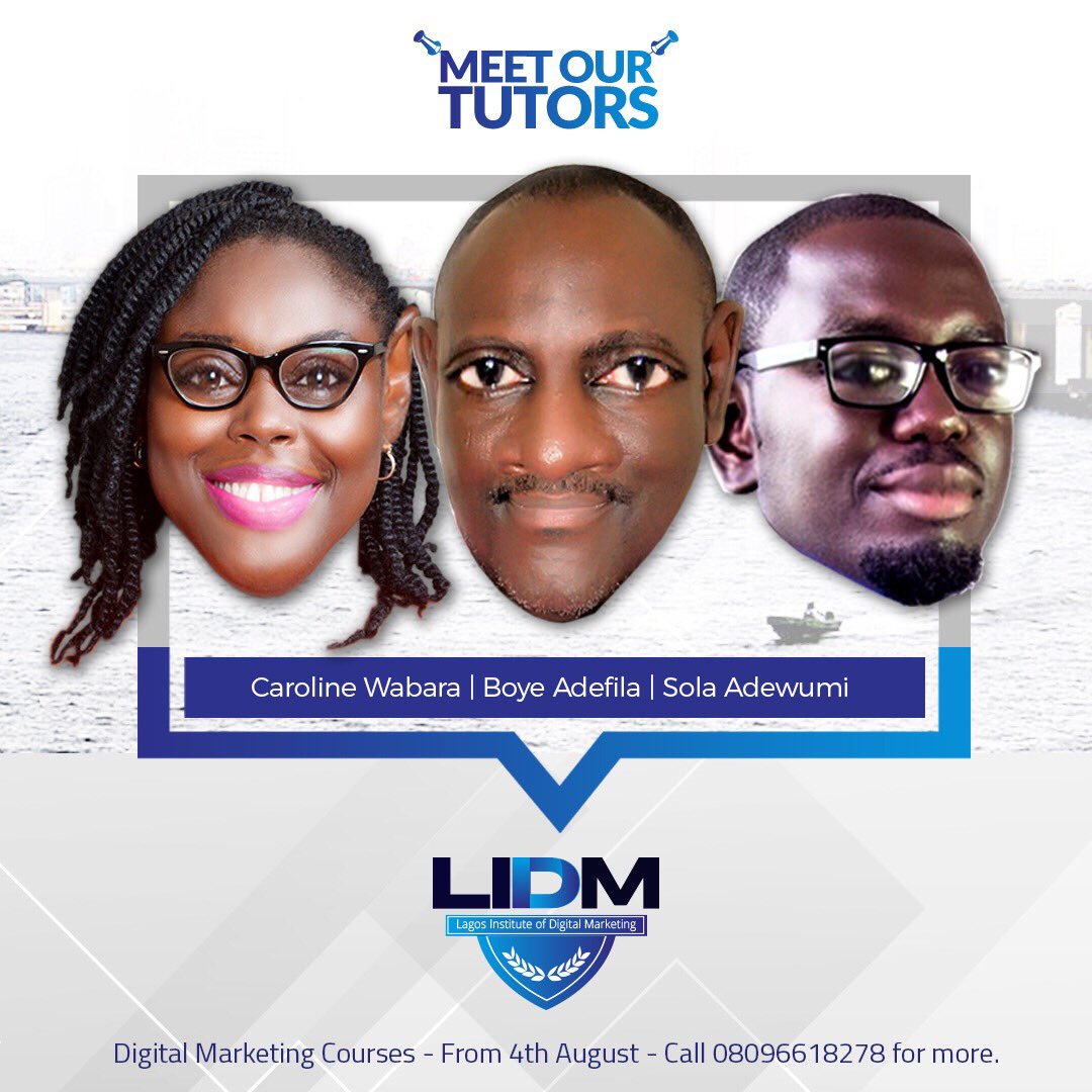 Startupng_'s tweet photo. Lagos Institute of Digital Marketing #LIDM is having a certified masterclass training covering all aspects of #DigitalMarketing from 4th of August. Don’t miss out on this!
.
Call: 08096618278 for more enquiries or register through https://t.co/00J72MxH8f.
Venue: Alagomeji, Yaba. https://t.co/WvyZI150NS