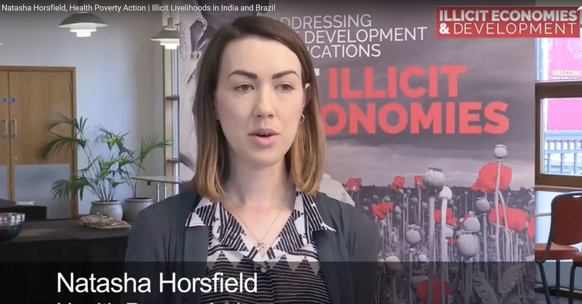 GPDPD_'s tweet photo. What are the drivers of livelihood activities of the illicit drugs trade? Watch @TashaHorsfield from Health Poverty Action explain. @IED2018 @SOAS https://t.co/M9666ng0tM https://t.co/rBpEyUDRIT @UofGSPS @christian_aid https://t.co/dSXj8D60yy