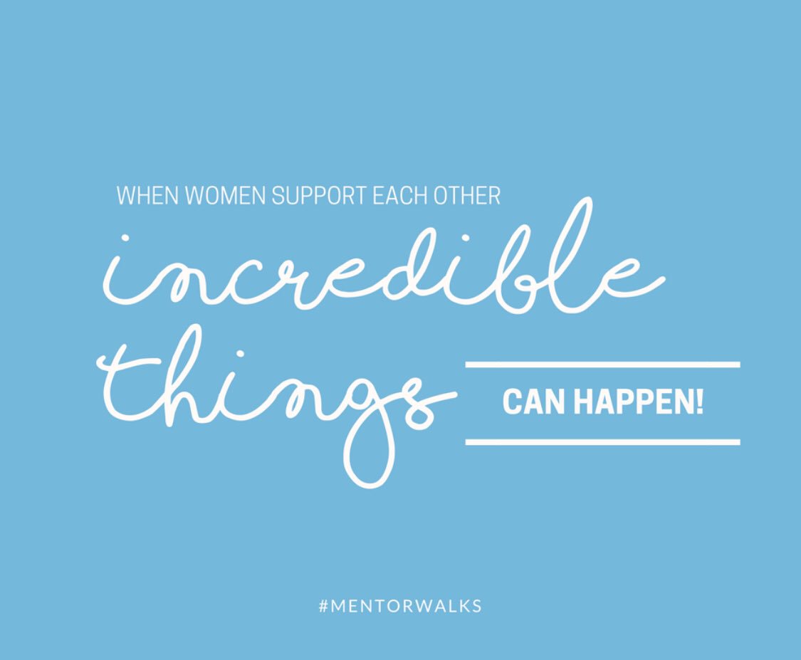 #InternationalDayOfFriendship. Lean in, support and listen to women. Let’s be incredible together. #mentorwalks