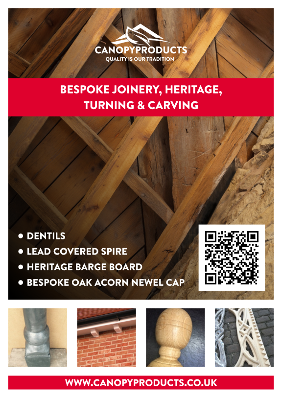 Here at Canopy we take pride in the heritage work we undertake. Our craftsmen dont just make door canopies! Find just a selection of work undertaken. If you have an enquiry please contact us direct on sales@canopyproducts.co.uk. or 01706822665.
ow.ly/zbF730l4FhY