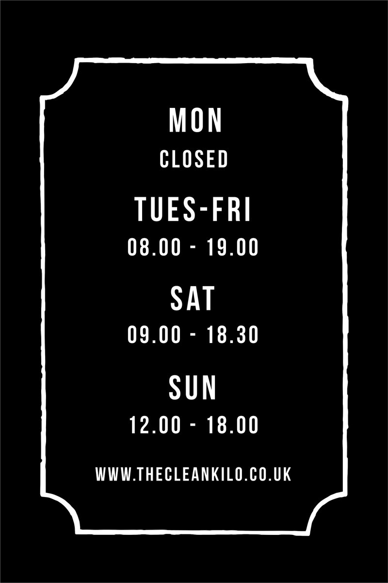 TheCleanKilo's tweet photo. Don't forget our opening hours change from today!
We are now closed on Monday's but back open tomorrow, fully stocked and energised - ready to refill 🙌
Join us for breakfast at 8am!
#zerowastebrum #zerowastebreakfast https://t.co/QlKW2kY0kZ