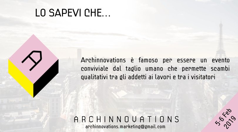 archinnovations's tweet photo. Lo Sapevi che.....

Marketing Staff ITALIA   - archinnovations.marketing@gmail.com #howto #marketing

#design #arredamento #exclusivevent https://t.co/GjDCcAHclj