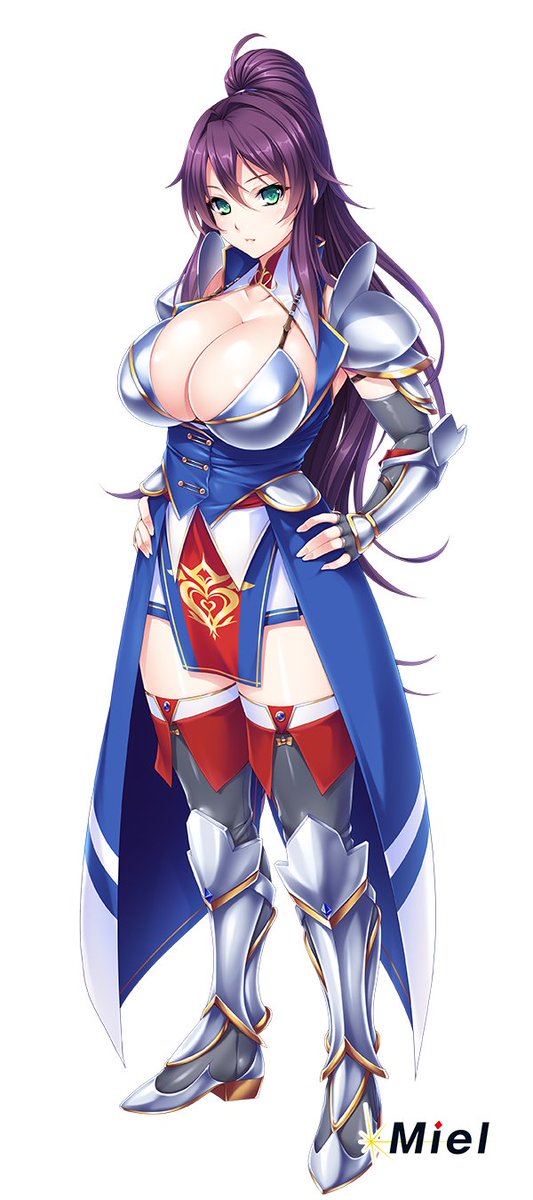 「爆乳姫騎士は孕ませオナホ」
立ち絵紹介。
命令一つで姫騎士にこんな格好も♪
真面目さ全開で下品ダンスを一生懸命踊ります。

8月3日DL版発売予定
https://t.co/jHTWVkQpHh 