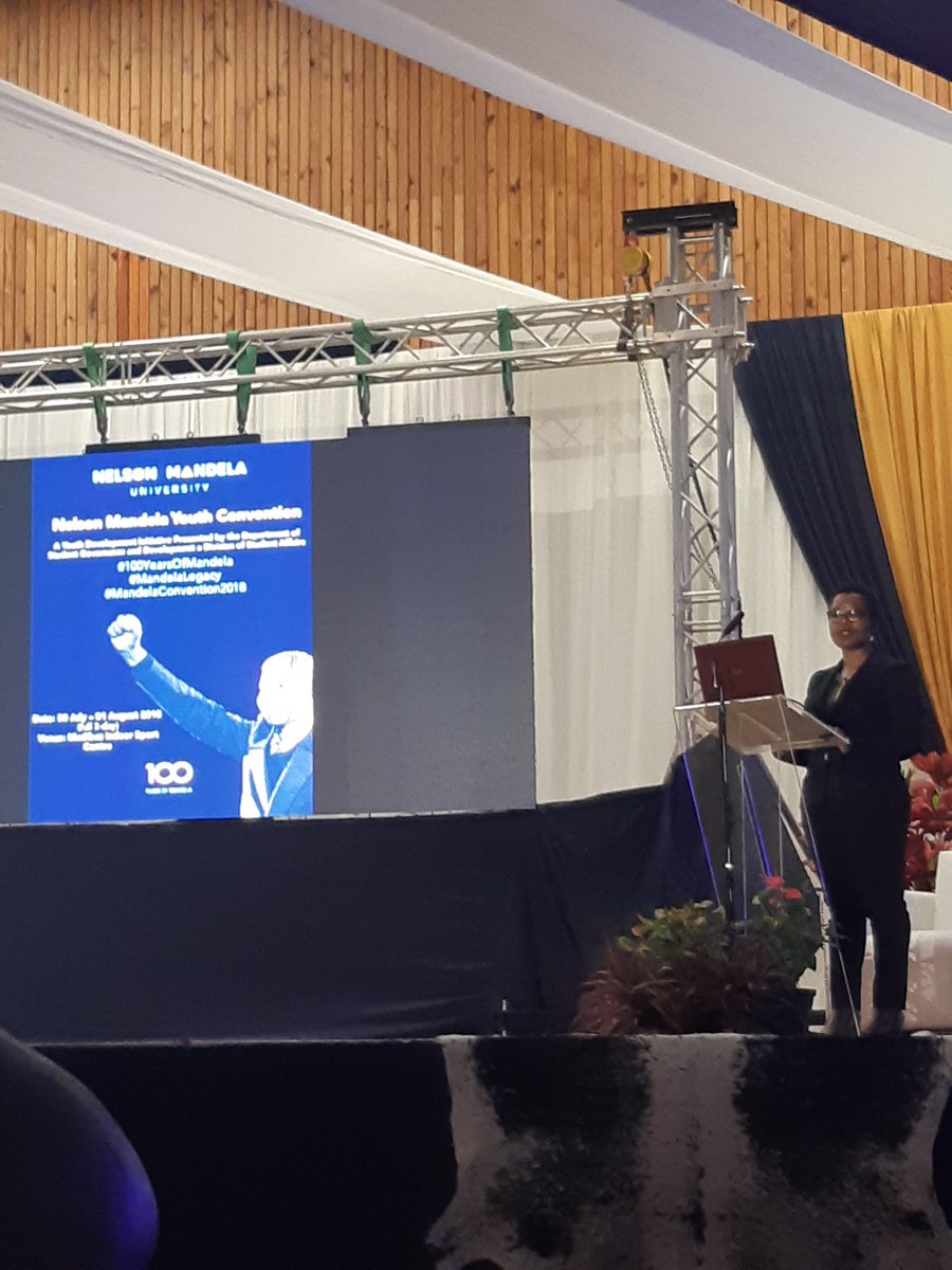 <a href="/UNFPASA/">UNFPA South Africa</a> partners with <a href="/MandelaUni/">Mandela University</a> <a href="/NYDARSA/">NYDARSA</a>  <a href="/DpmeOfficial/">DPME</a> to host #nelsonmandelaconvention2018. Indeed, actionably building the legacy of <a href="/NelsonMandela/">NelsonMandela</a> by advancing #demographicdividend!