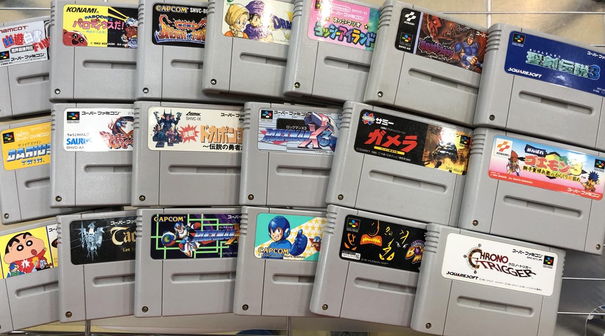 ドラゴンスター岸和田春木店 レトローゲームから最新作まで ファミコン や スーパーファミコン などのソフト いろいろ入荷しました まだまだ色あせない名作揃いです 他６４ソフトやゲームボーイアドバンスなども取り扱っております 見てる