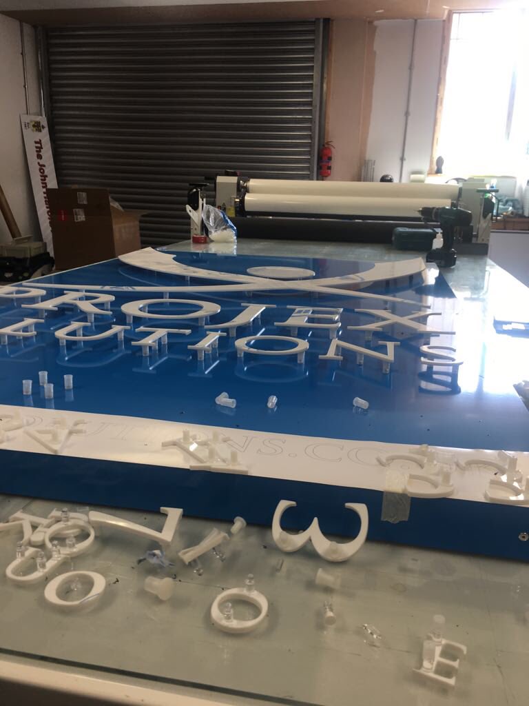 ProjexSolLtd's tweet image. Our new branded signs are nearly ready just in time for tomorrow’s photo day with @terrymcphoto 📸📸 #photoday #newsigns #newbranding