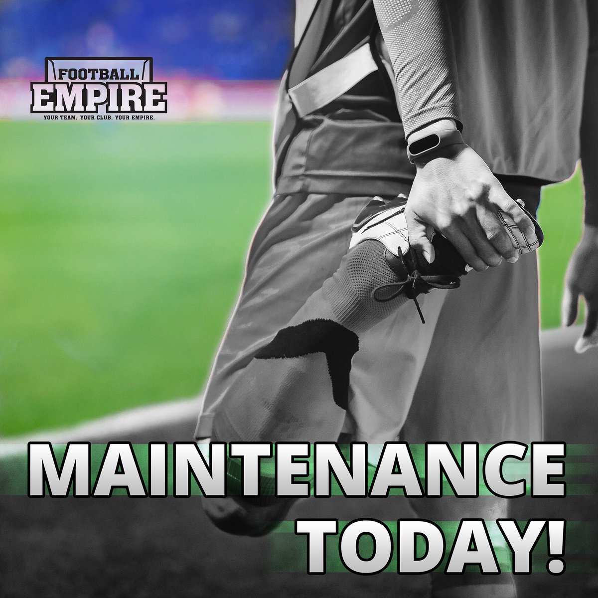 ⏰ Maintenance mode between 1-5 pm tonight: We are working on the servers for a better gaming experience.

💡 On what else we should focus on for next updates? #footballempire #mobilegames #mobilegaming #footballmanager #maintenancematters