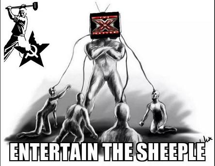ExpandedGalaxy's tweet photo. ENTERTAIN THE SHEEPLE
Mistrust #MSM #CNN #Lügenpresse #Hollywood 
Organize #NATIONALSM against #globalism #globalization https://t.co/OvGkCXMz12