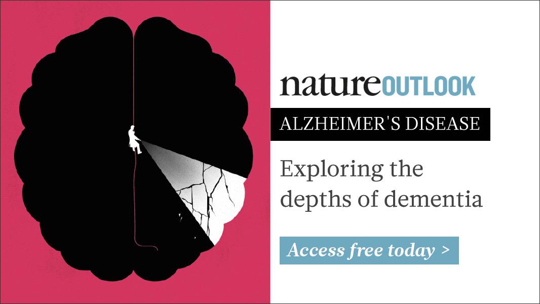 Alzheimer’s disease is the most common form of dementia. For decades, researchers have sought to stop the condition, but a treatment that can alter its progression is yet to be found. This <a href="/NatureOutlook/">Nature Outlook</a> explores the issues, and the reasons to be hopeful go.nature.com/2J7V7PR