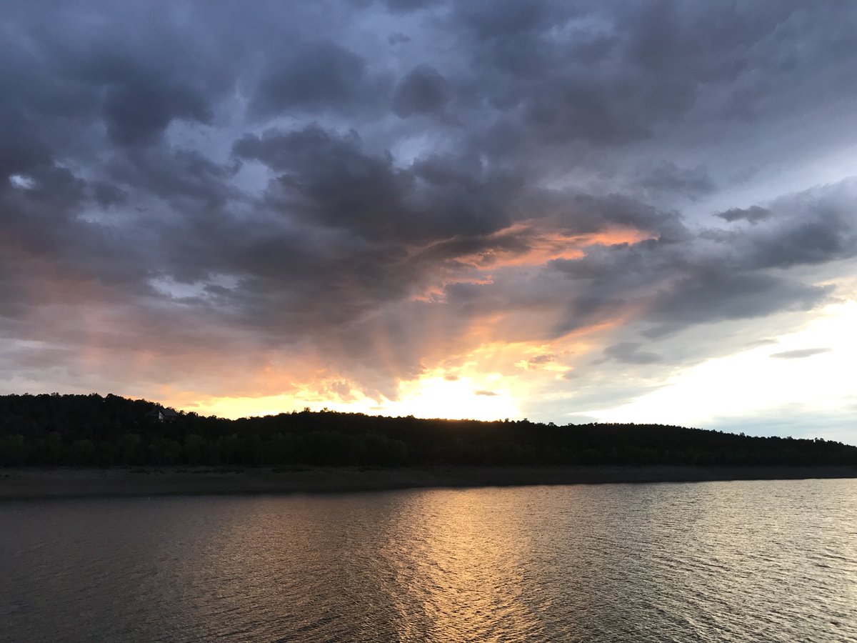Moody Sunset at Crawford State Park 7-14-18  #colorado #nofilter #northforkvalley #crawfordstatepark #sunset #coloradogram #colorado_creative #viewcolorado