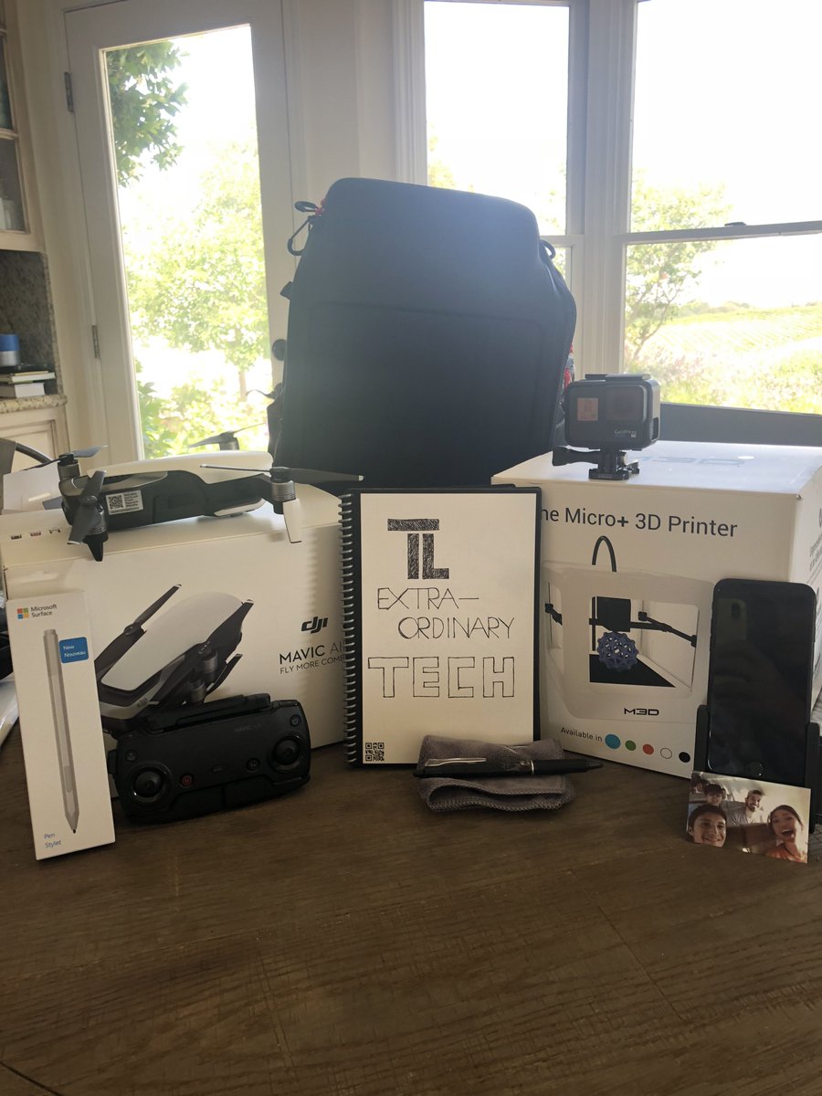 techthelead's tweet photo. No, Santa didn’t come early this year. All these babies are travelling with us this fall for the ultimate adventure. @joelleololp @zermato #techthelead #ttllive #technology #adventure https://t.co/ypWmKuBA45
