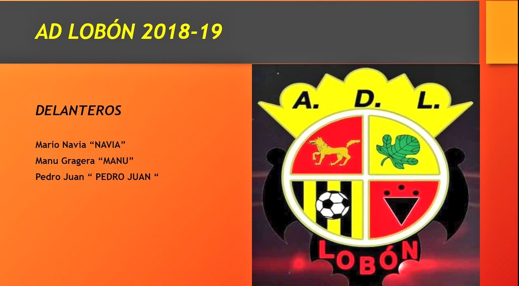ADLobon's tweet photo. PLANTILLA 2018-19 @ADLobon 

Éstos son los hombres de @mariohugonoa que iniciarán la pretemporada el miércoles a las 20.30H.

Sigue la base del equipo, jóvenes recién salidos del juvenil  y nuevos fichajes aportar y para reforzar las bajas.
Aún no está cerrada la plantilla.

#ADL https://t.co/KXnEosUkZ0