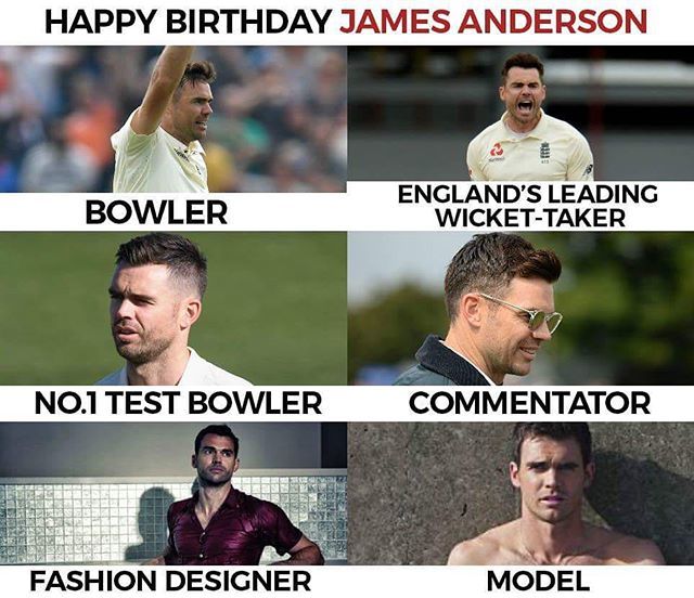 Happy Birthday James Anderson  