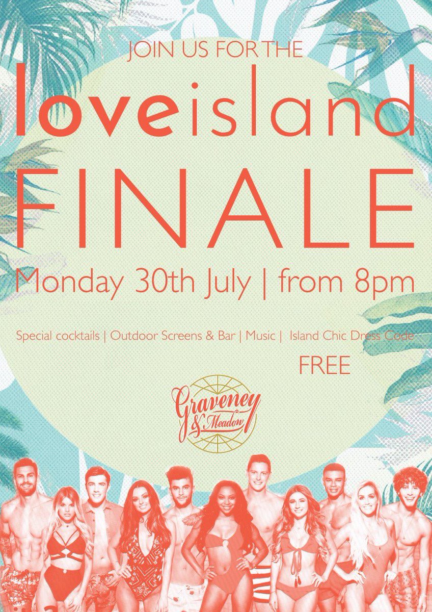 AnticPubs's tweet photo. .@GraveneyMeadow turns #LoveIsland villa for the finale with outdoor screens ๐บ themed-cocktails ๐น and Dani's fave: cheese toasties! From 8pm ๐ด #yourtypeonpaper https://t.co/lRRwWAV5UV