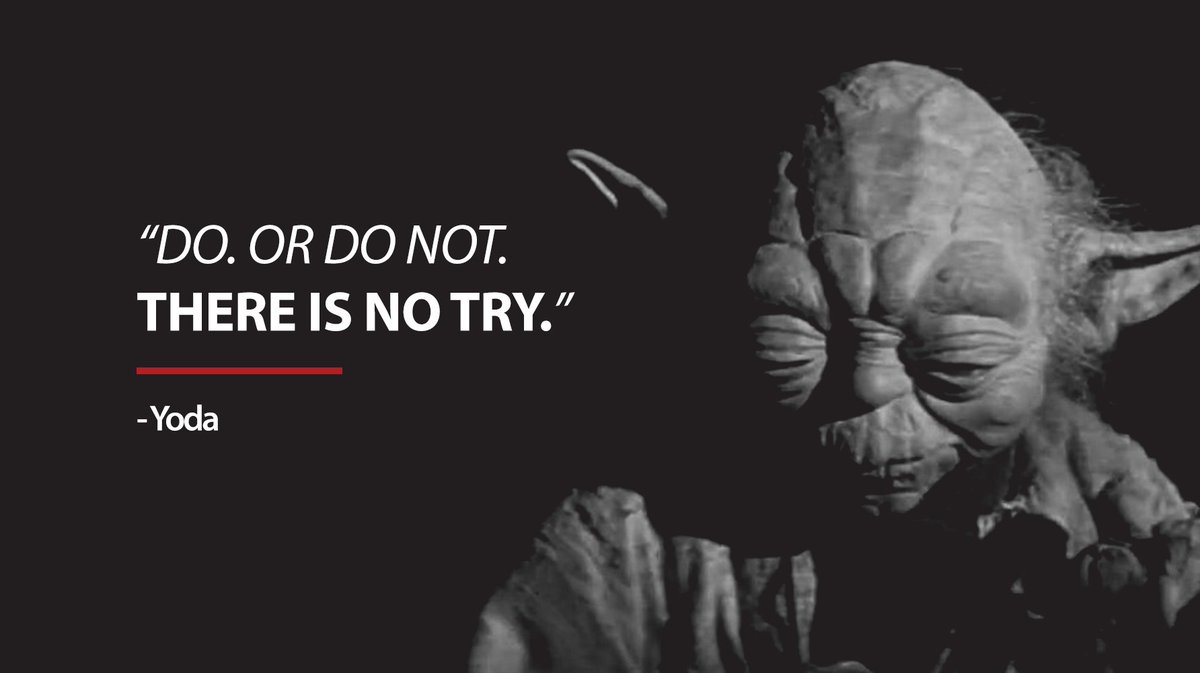 Here's some #MondayMotivation coming your way from our favourite Jedi Master.