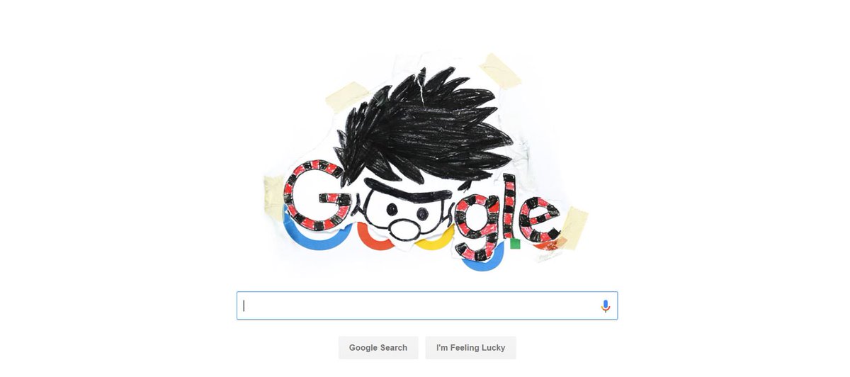 OK Google, could we have an 80th birthday doodle please? This would be perfect: bit.ly/2OtLYoX (sound on!). Like and RT if you agree! #Beano80 #RebelsWanted <a href="/GoogleUK/">Google UK</a>